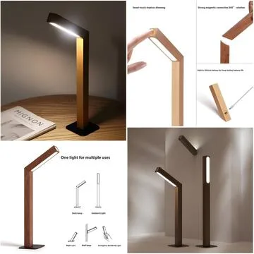 Wooden Desk Lamp