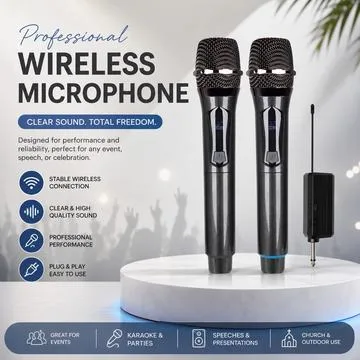 Wireless Microphone Set