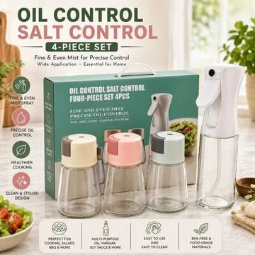 4pc Oil & Salt Control Set