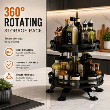 360° Rotating Storage Rack
