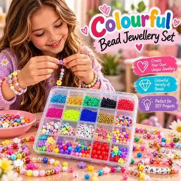 Colourful Bead Jewellery Set